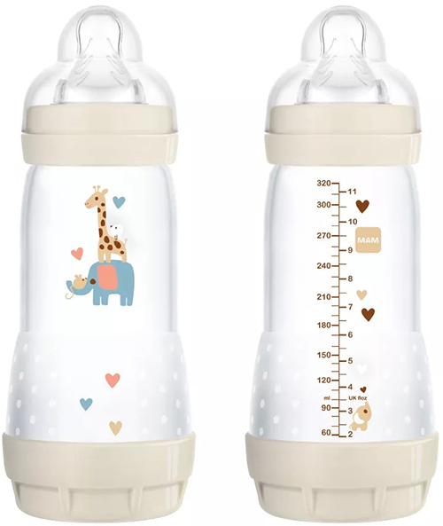 MAM BIBERON EASY START 320 ML 4+ TETTARELLA 3 NEUTRO - Farmadillo