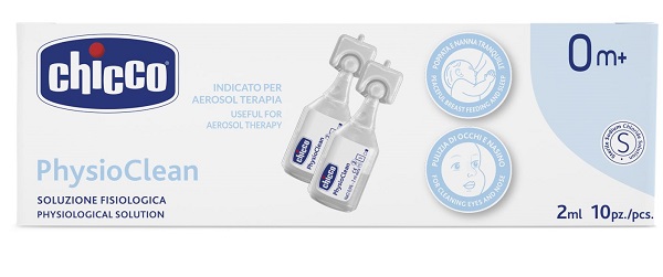 CHICCO SOLUZIONE PHYSIOCLEAN 2 ML 10 PEZZI - Farmadillo