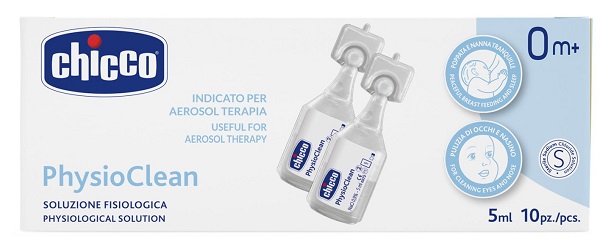 CHICCO SOLUZIONE PHYSIOCLEAN 5 ML 10 PEZZI - Farmadillo
