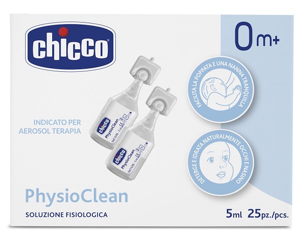 CHICCO SOLUZIONE PHYSIOCLEAN 5 ML 25 PEZZI - Farmadillo