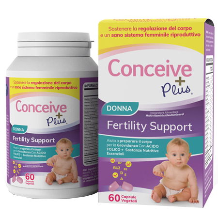 CONCEIVE PLUS SUPPORTO FERTILITA' FEMMINILE 60 CAPSULE - Farmadillo