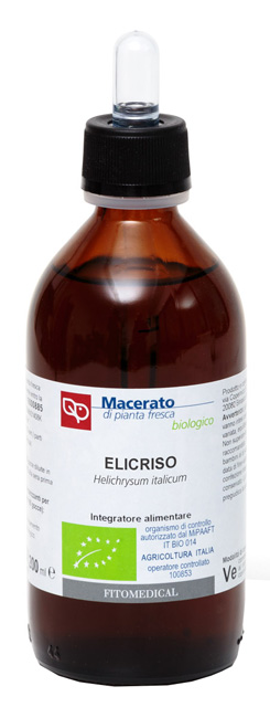 ELICRISO TINTURA MADRE 200 ML BIO - Farmadillo