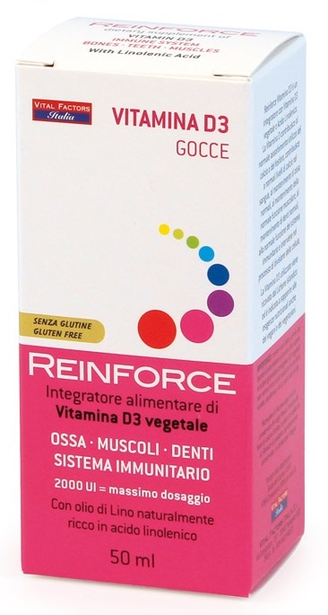 REINFORCE VITAMINA D3 GOCCE 50 ML - Farmadillo