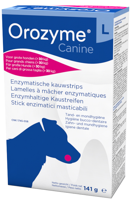 OROZYME CANINE STRISCE ENZIMATICHE MASTICABILI PER CANI DI TAGLIA GRANDE - Farmadillo