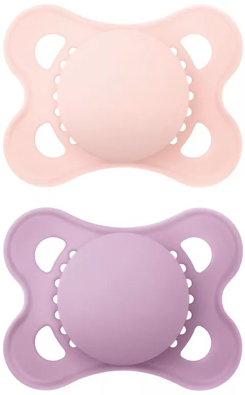 MAM SUCCHIETTO ORIGINAL 2-6 MESI SILICONE FEMMINA 2 PEZZI - Farmadillo