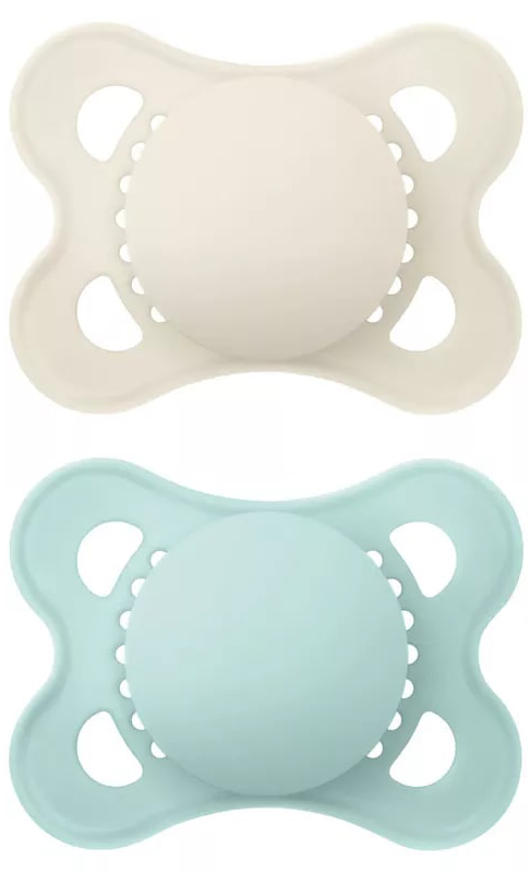 MAM SUCCHIETTO ORIGINAL 2-6 MESI SILICONE NEUTRO 2 PEZZI - Farmadillo
