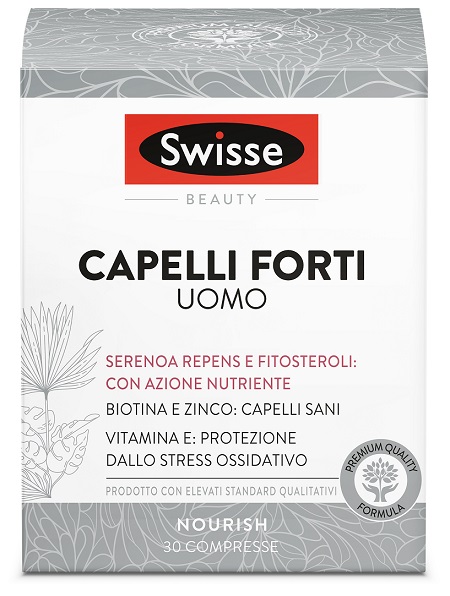 SWISSE CAPELLI FORTI UOMO 30 COMPRESSE - Farmadillo