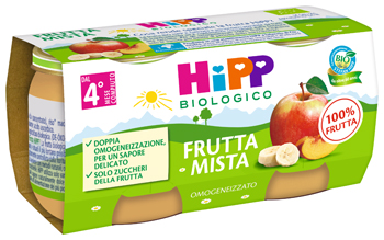 HIPP BIO OMOGENEIZZATO FRUTTA MISTA 2X80 G - Farmadillo