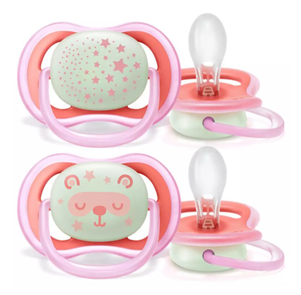 AVENT SUCCHIETTI ULTRA AIR NIGHT 6-18M FEMMINA 2 PEZZI - Farmadillo
