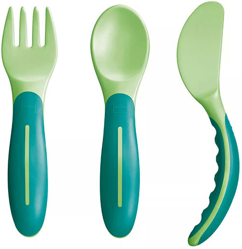 MAM BABYS CUTLERY 6+ NEUTRO - Farmadillo