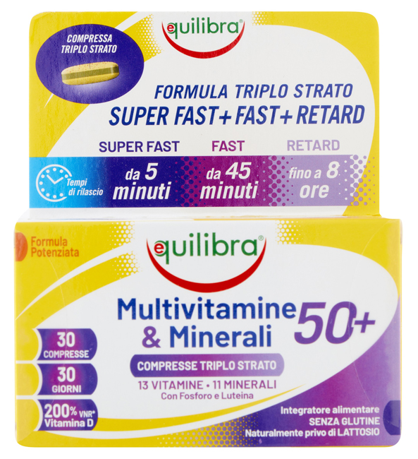 MULTIVITAMINE&MINERALI 50+ 30 COMPRESSE - Farmadillo