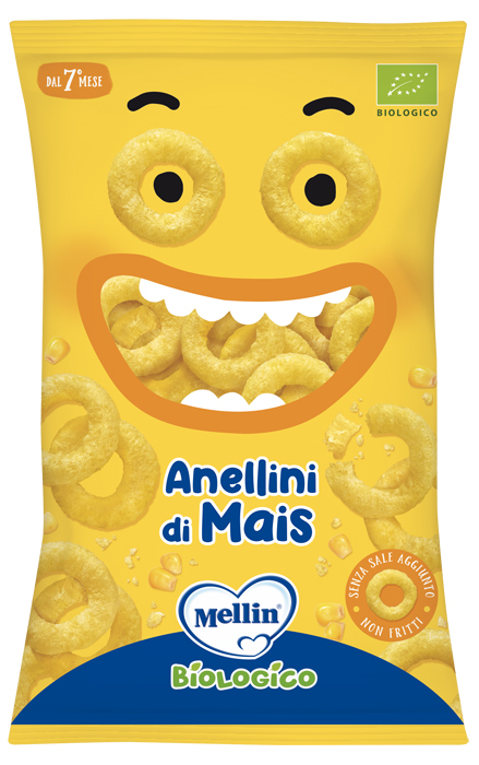 MELLIN SNACK BIO ANELLINI MAIS 15 G - Farmadillo