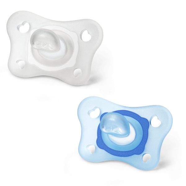 CHICCO GOMMOTTINO BOY SILICONE 0-2 MESI 2 PEZZI ITA C - Farmadillo