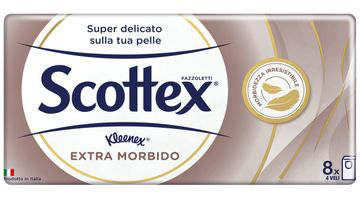 SCOTTEX EXTRA MORBIDO FAZZOLETTI 8 PEZZI - Farmadillo
