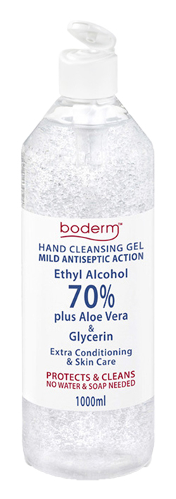 BODERM HAND CLEANSING GEL 70% 1 LITRO - Farmadillo