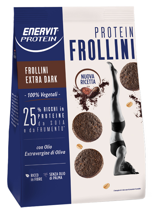 ENERVIT PROTEIN FROLLINI EXTRA DARK 200 G - Farmadillo