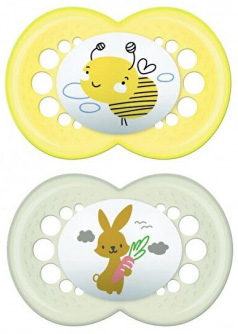 MAM SUCCHIETTO ORIGINAL 16+ SILICONE NEUTRO 2 PEZZI - Farmadillo