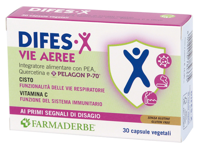 DIFES X VIE AEREE 30 CAPSULE - Farmadillo