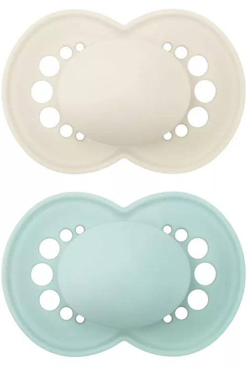 MAM SUCCHIETTO ORIGINAL NIGHT 16+ SILICONE NEUTRO 2 PEZZI - Farmadillo