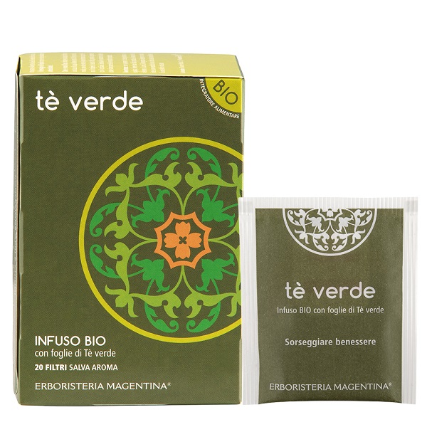 INFUSO THE VERDE BIO 20 FILTRI 30 G - Farmadillo