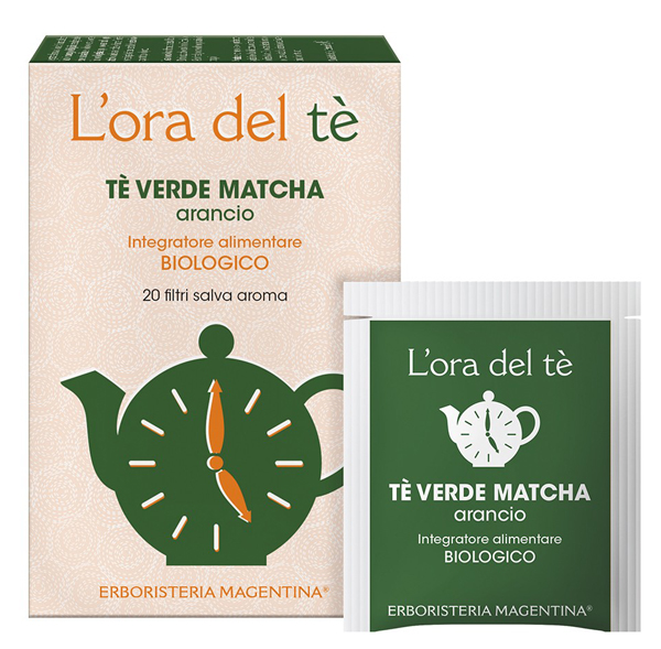 TE' VERDE MATCHA/ARANCIO BIO 20 FILTRI 30 G - Farmadillo