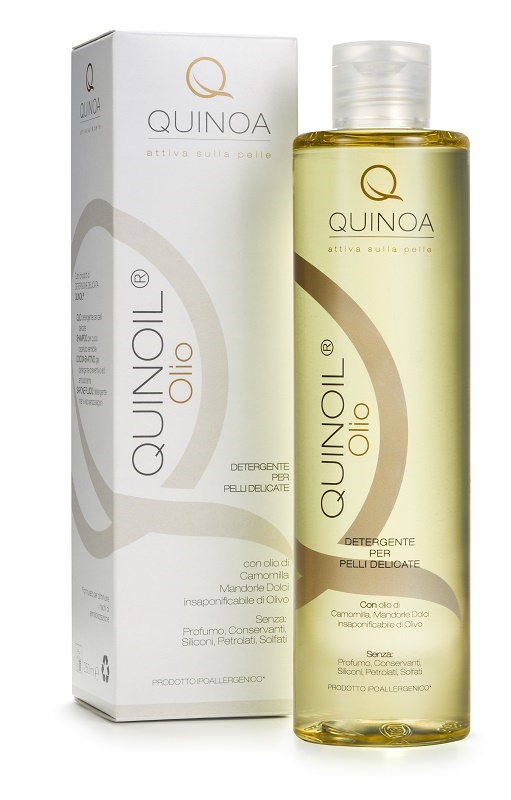 QUINOA QUINOIL OLIO DETERGENTE PER PELLI DELICATE 200 ML - Farmadillo