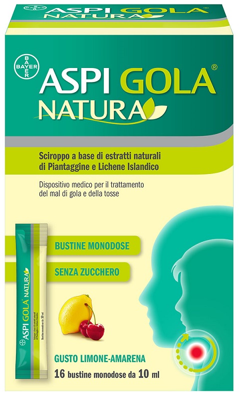 ASPI GOLA NATURA 16 BUSTINE MONODOSE DA 10 ML - Farmadillo