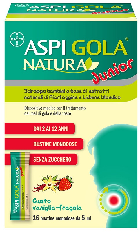 ASPI GOLA NATURA JUNIOR 16 BUSTINE MONODOSE DA 5 ML - Farmadillo