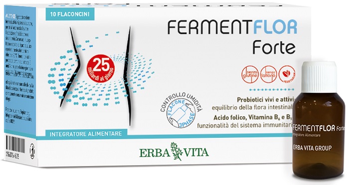 FERMENTFLOR FORTE 10 FLACONCINI - Farmadillo