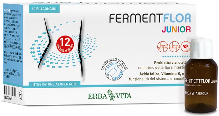 FERMENTFLOR JUNIOR 10 FLACONCINI - Farmadillo