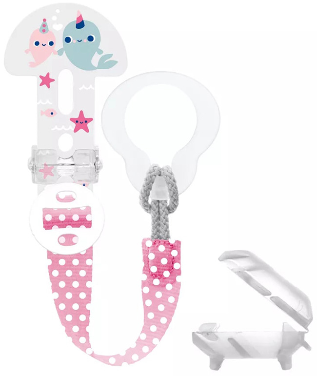 MAM CLIP IT&COVER PORTASUCCHIETTO 0+ FEMMINA - Farmadillo