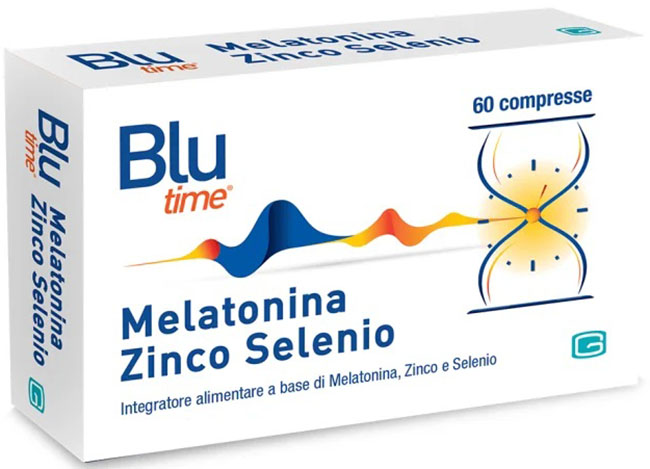 BLU TIME MELATONINA/ZINCO/SELENIO COMPRESSE - Farmadillo