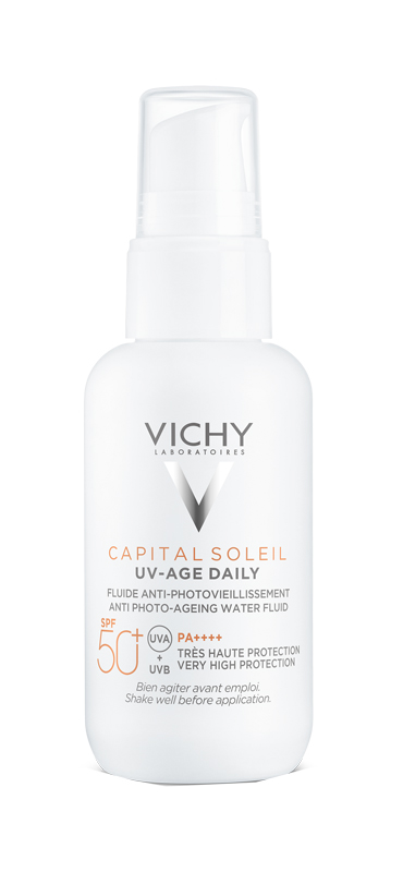 CAPITAL SOLEIL UV-AGE FLUIDO ANTI-FOTOINVECCHIAMENTO SPF50+ 40 ML - Farmadillo