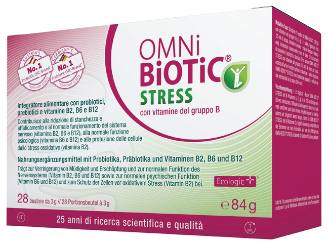 OMNI BIOTIC STRESS VITAMINE GRUPPO B 28 BUSTINE DA 3 G - Farmadillo
