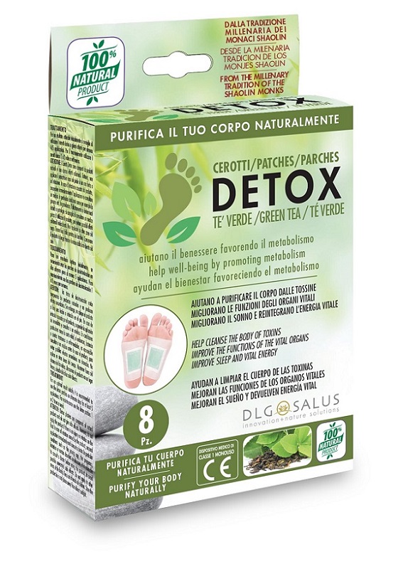 CEROTTI DETOX PIEDI TE' VERDE 8 PEZZI - Farmadillo
