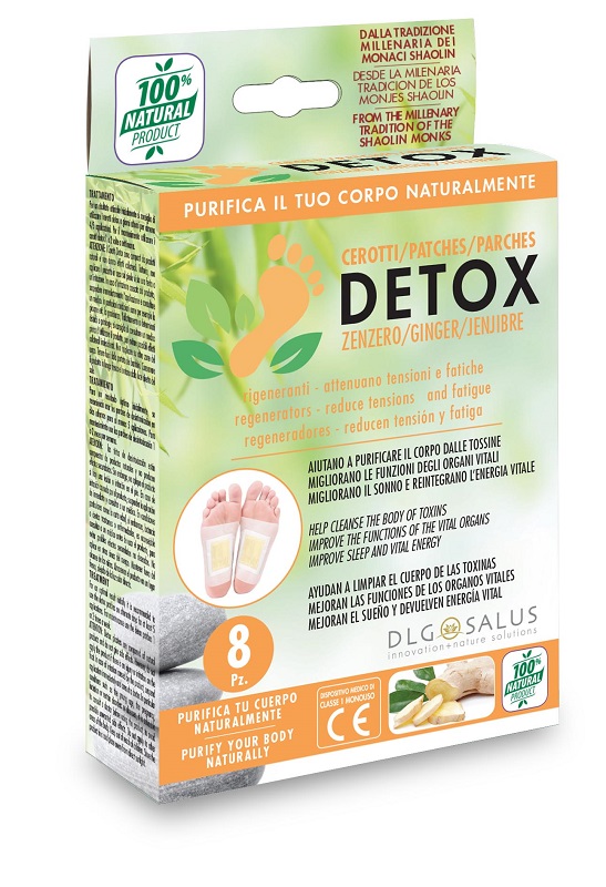CEROTTI DETOX PIEDI ZENZERO 8 PEZZI - Farmadillo