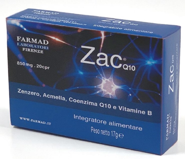 ZAC Q10 20 COMPRESSE - Farmadillo