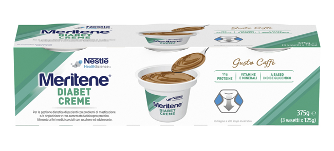 MERITENE DIABET CREME CAFFE' 3 X 125 G - Farmadillo