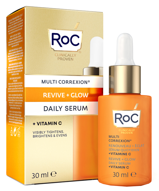 ROC MULTI CORREXION REVIVE + GLOW SIERO VISO 30 ML - Farmadillo
