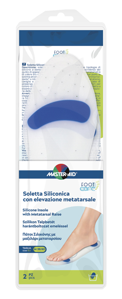 SOLETTA SILICONICA MASTER-AID FOOTCARE MEDIUM 39-40 METATARSO I5 - Farmadillo