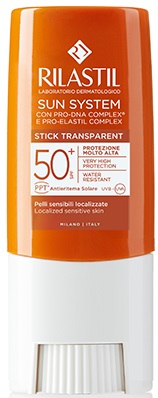 RILASTIL SUN SYSTEM PHOTO PROTECTION TERAPY SPF 50+ STICK TRASPARENTE 8,5 ML - Farmadillo