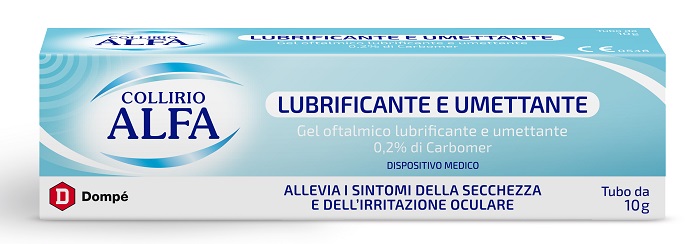 COLLIRIO ALFA LUBRIFICANTE E UMETTANTE GEL 10 ML - Farmadillo