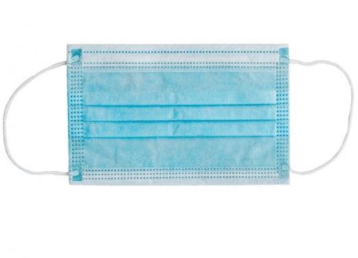 MASCHERINA CHIRURGICA FILTRANTE 98% 3 VELI TIPO IIR CON ELASTICI ADULTI AZZURRA 10 PEZZI - Farmadillo