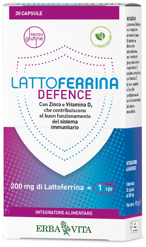LATTOFERRINA DEFENCE 30 CAPSULE - Farmadillo