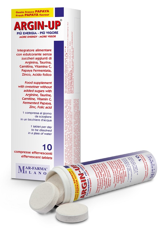 ARGIN UP 10 COMPRESSE EFFERVESCENTI - Farmadillo