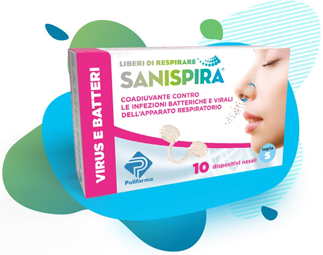 SANISPIRA VISUR & BATTERI FILTRO NASALE SMALL 10 PEZZI - Farmadillo