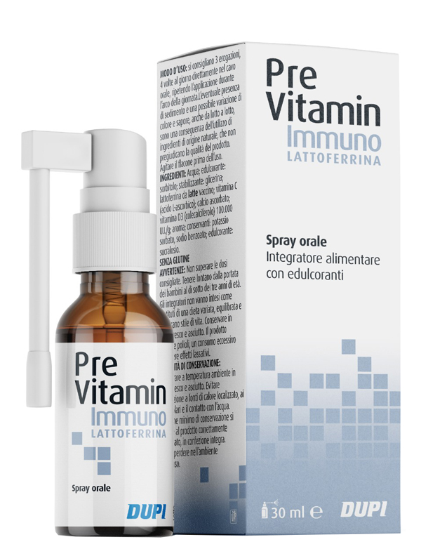PREVITAMIN IMMUNO LATTOFERRINA 30 ML - Farmadillo