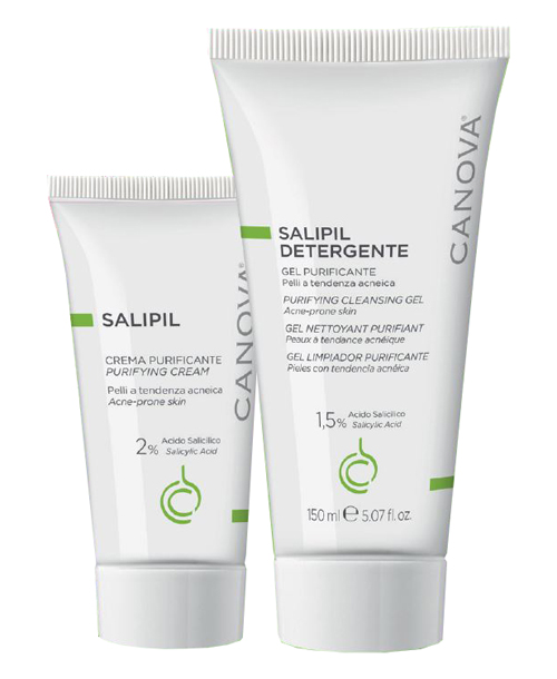 SALIPIL CREMA PURIFICANTE 50 ML + SALIPIL DETERGENTE GEL PURIFICANTE 150 ML IN OMAGGIO - Farmadillo