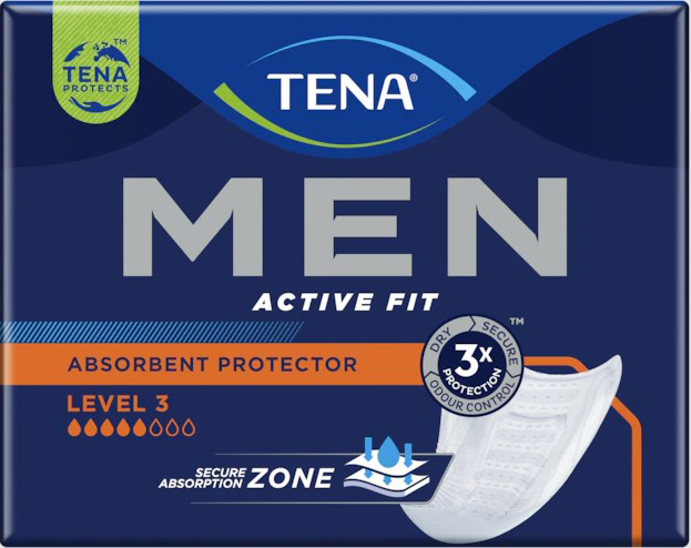 ASSORBENTE INCONTINENZA LEGGERA TENA MEN LIVELLO 3 DUOPACK 2 X 8 PEZZI - Farmadillo