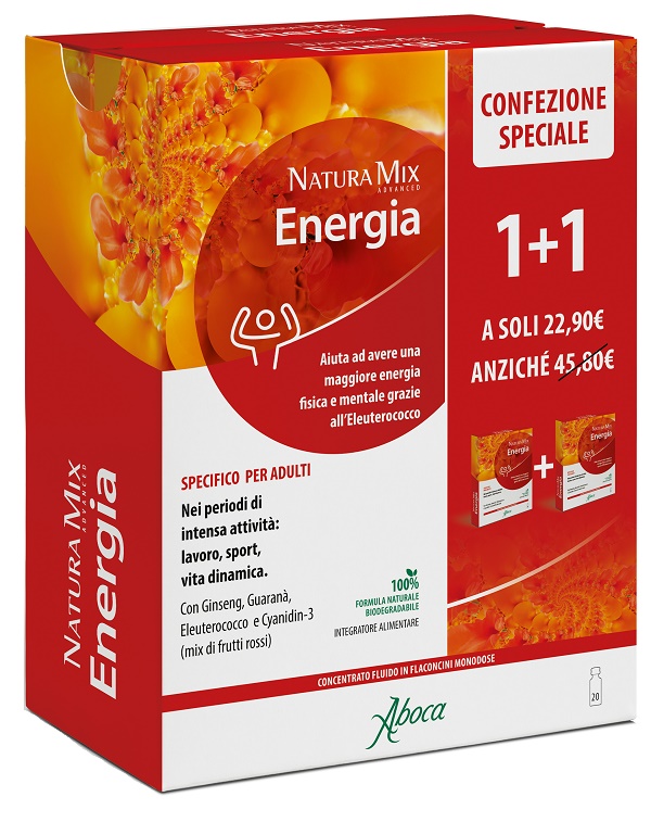 NATURA MIX ADVANCED ENERGIA 10 + 10 FLACONCINI CONFEZIONE SPECIALE - Farmadillo